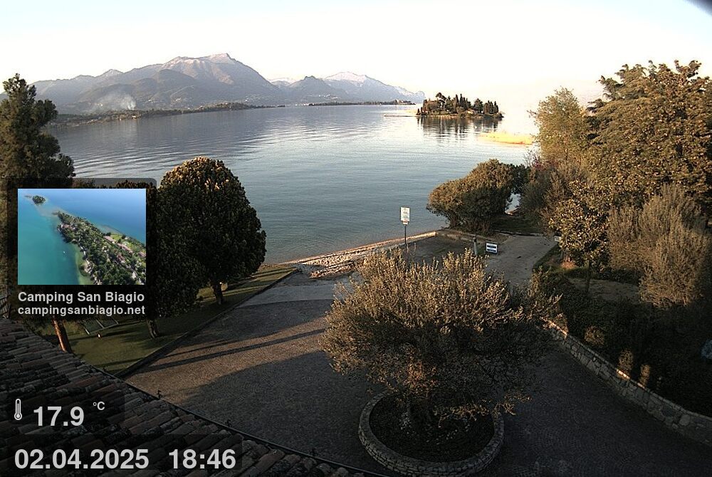 Webcam Camping San Biagio, Manerba del Garda, Italy